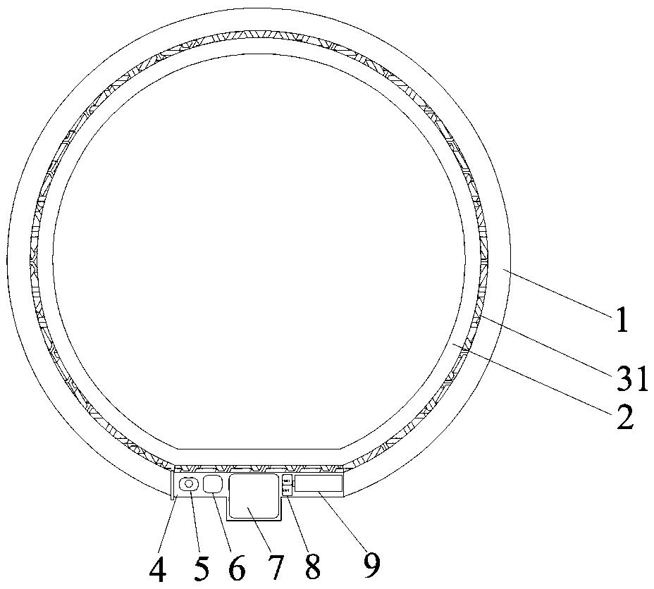 Collar capable of preventing small pet dog from being bitten and using method of collar