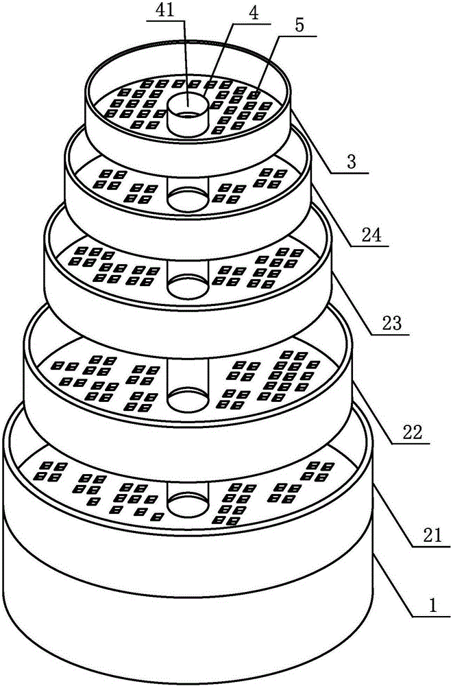 Raindrop-type humidifier