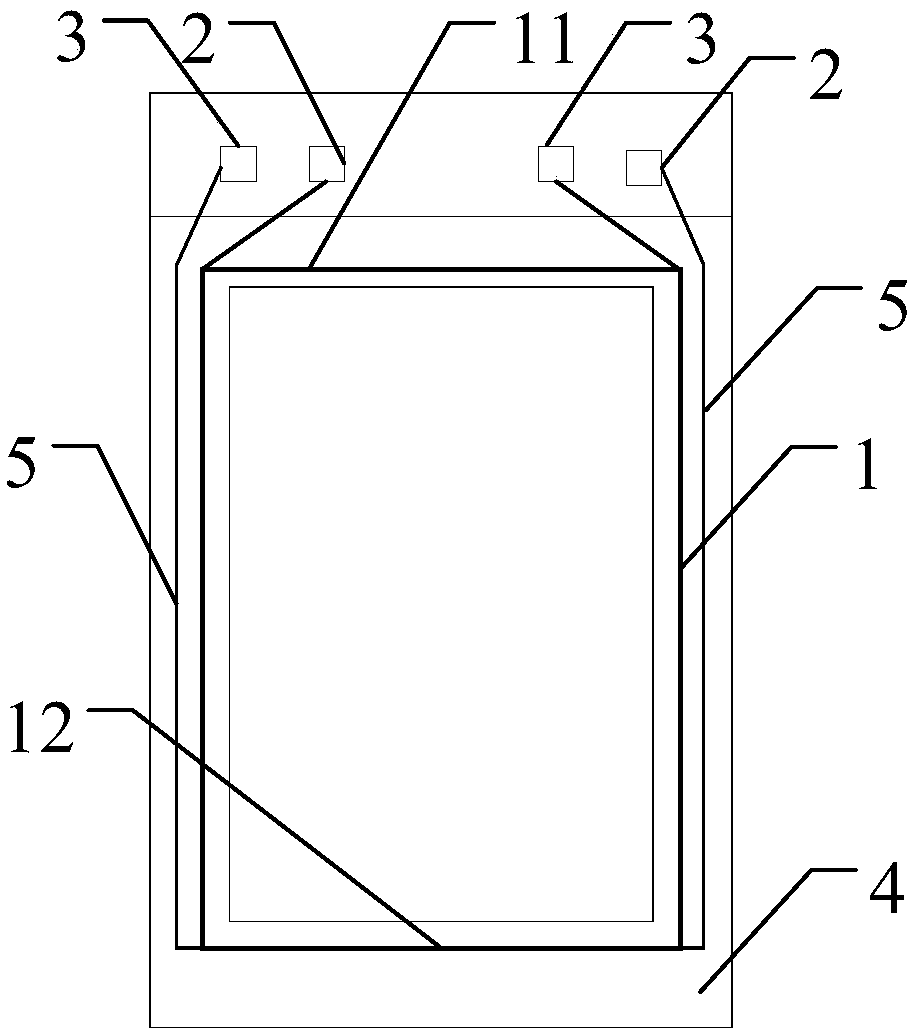 Display panel power supply device, manufacturing method, power supply method and display device