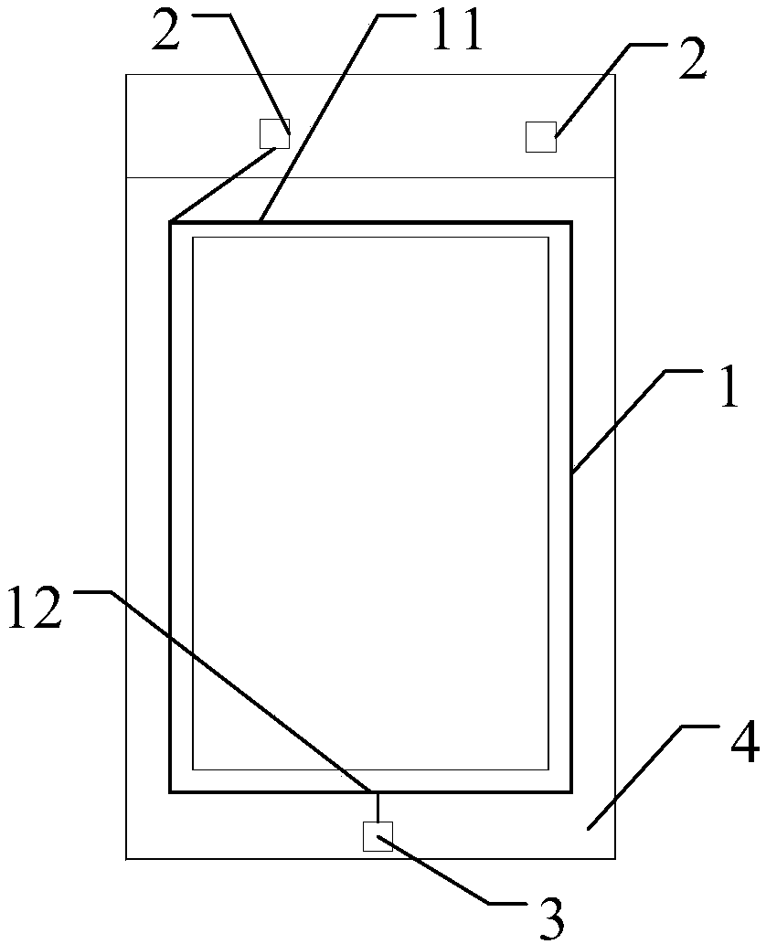 Display panel power supply device, manufacturing method, power supply method and display device