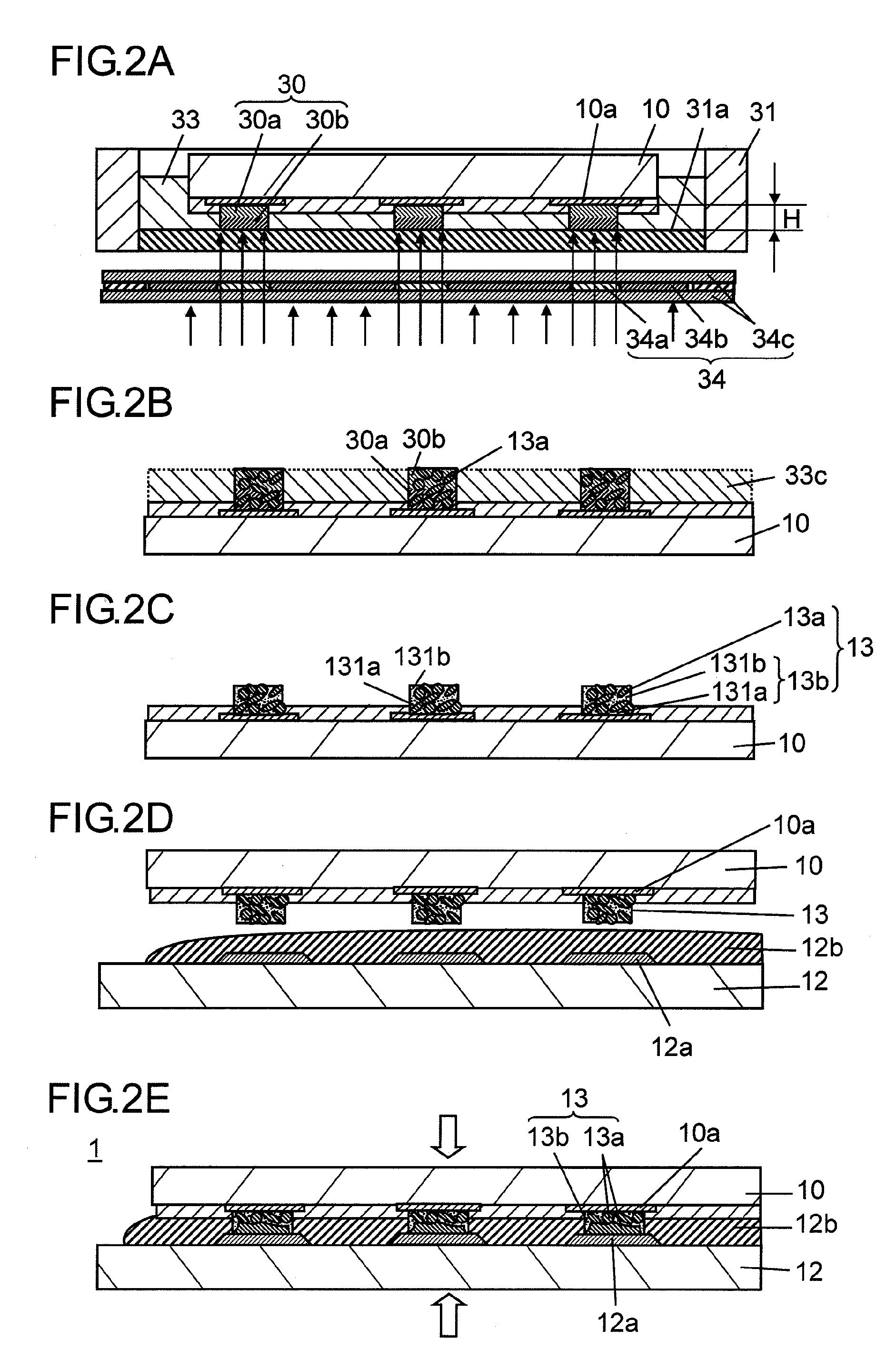 Electronic component mounting structure and method for manufacturing the same