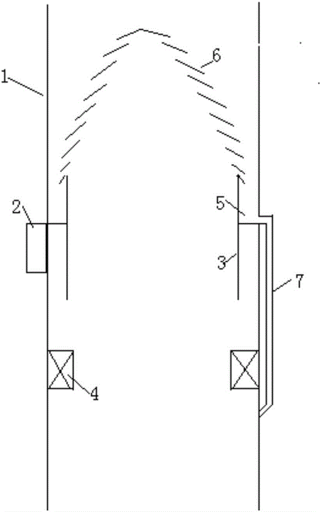 Centrifugal rotational flow defomaing type gas-liquid mixture feeding distributor