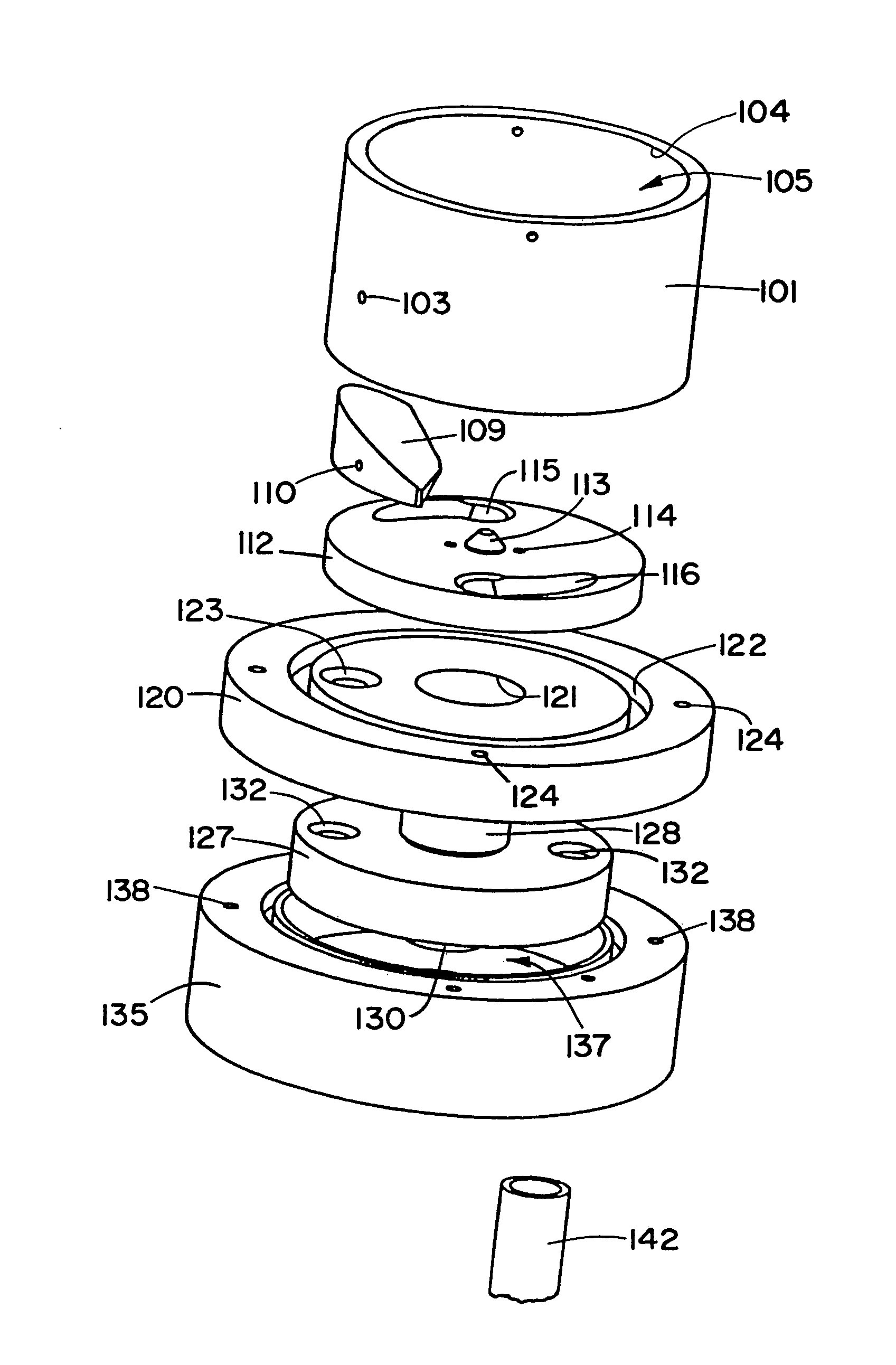 Tablet dispenser with isolated product hopper