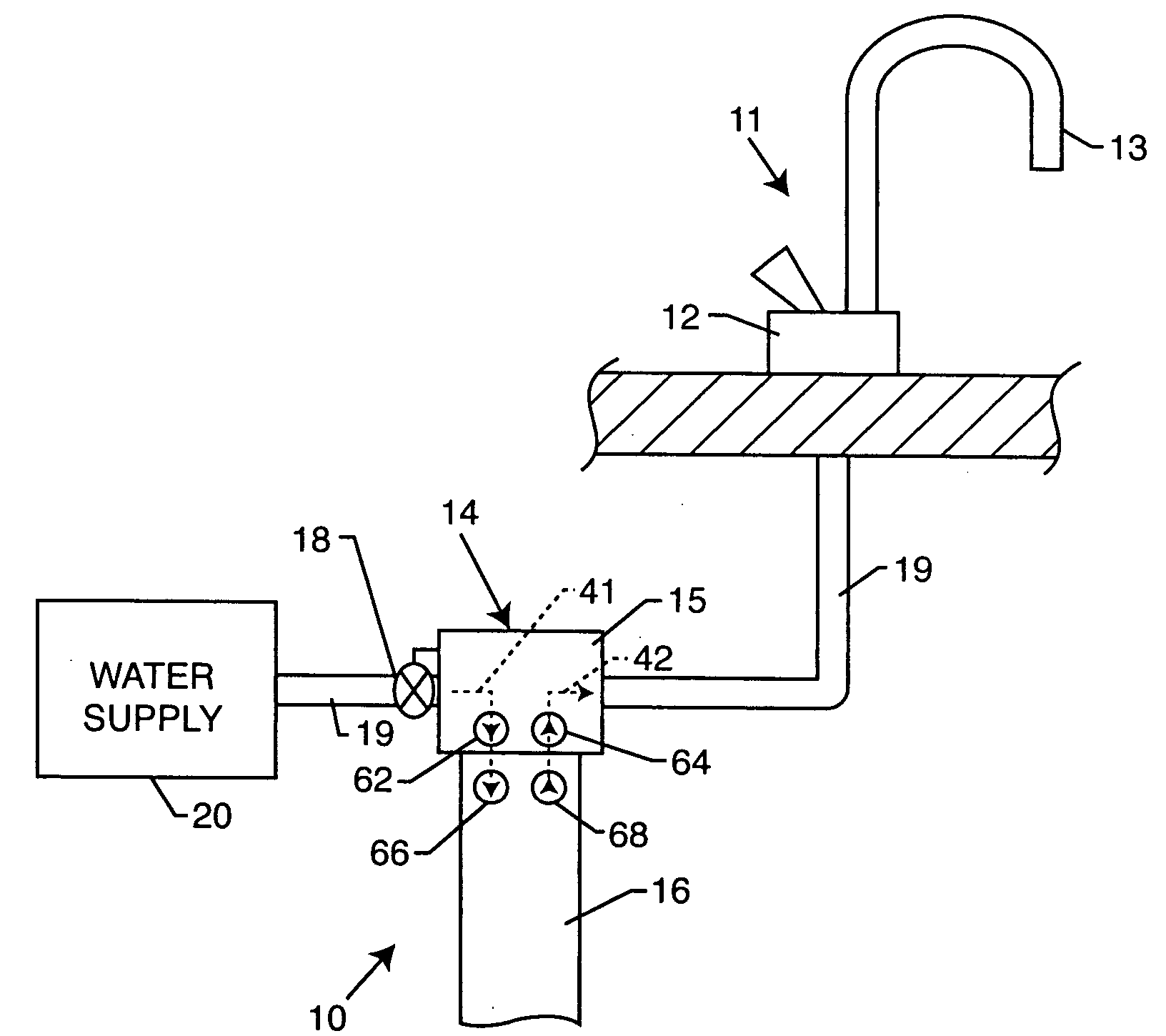 Filter cartridge and manifold for a water purification system