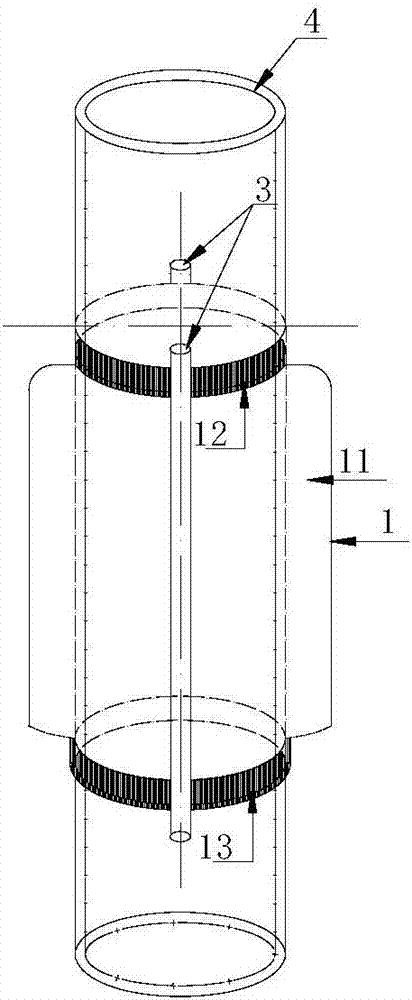 Annular hole sealing device for coal mine gas extraction drill hole