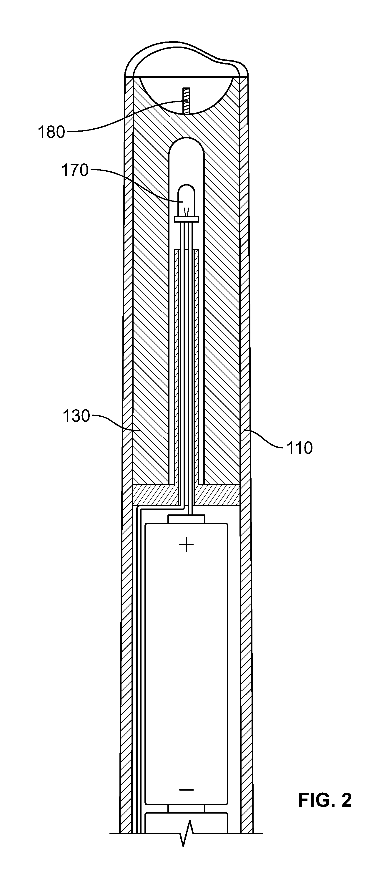 Insert for flameless candle