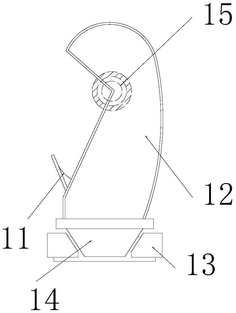 Positioning equipment in hardware tool polishing machine