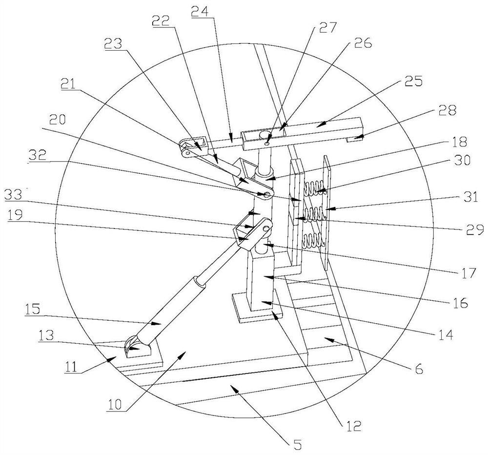 Pressing and fixing device for workpiece deburring