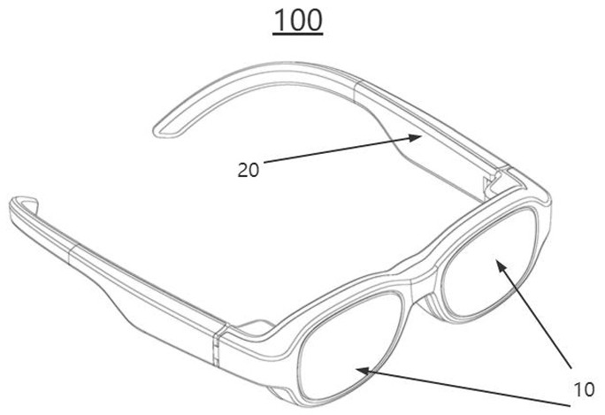 Method for acquiring and displaying data streams based on intelligent glasses and intelligent glasses