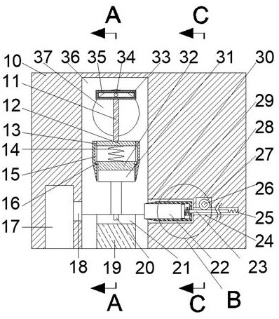 Dry battery disassembling and recycling device