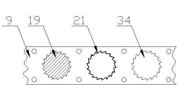 Accurate cutting and punching jump-scrap prevention mechanism