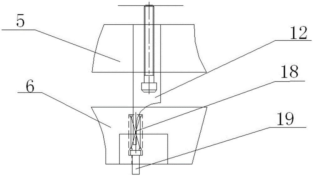 Hole punching and flanging punching mold