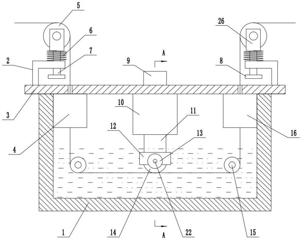 Glass fiber melting and infiltrating device