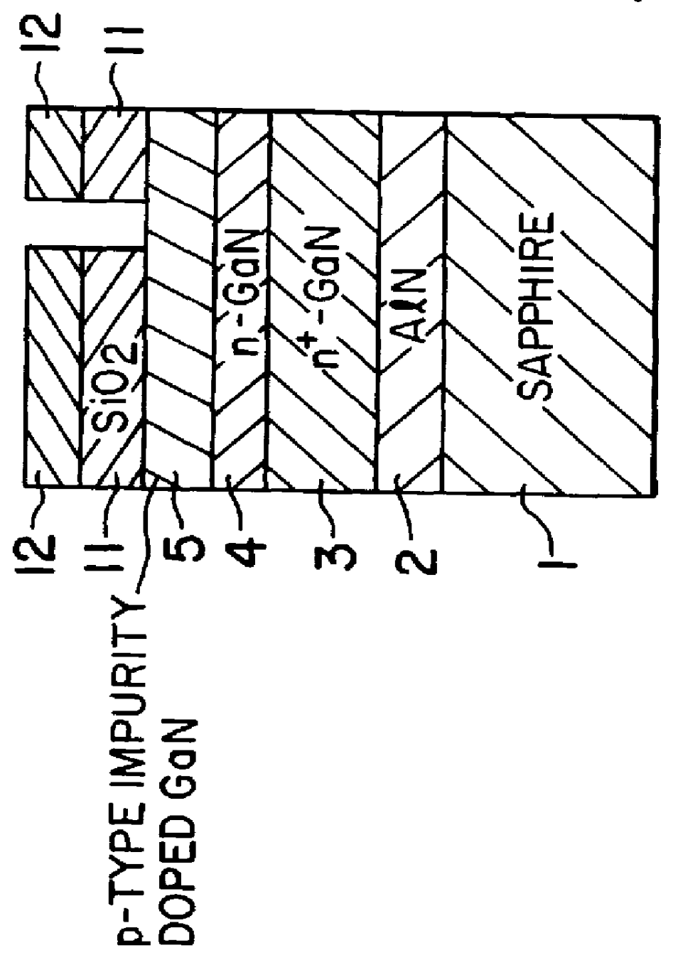 Light-emitting device of gallium nitride compound semiconductor