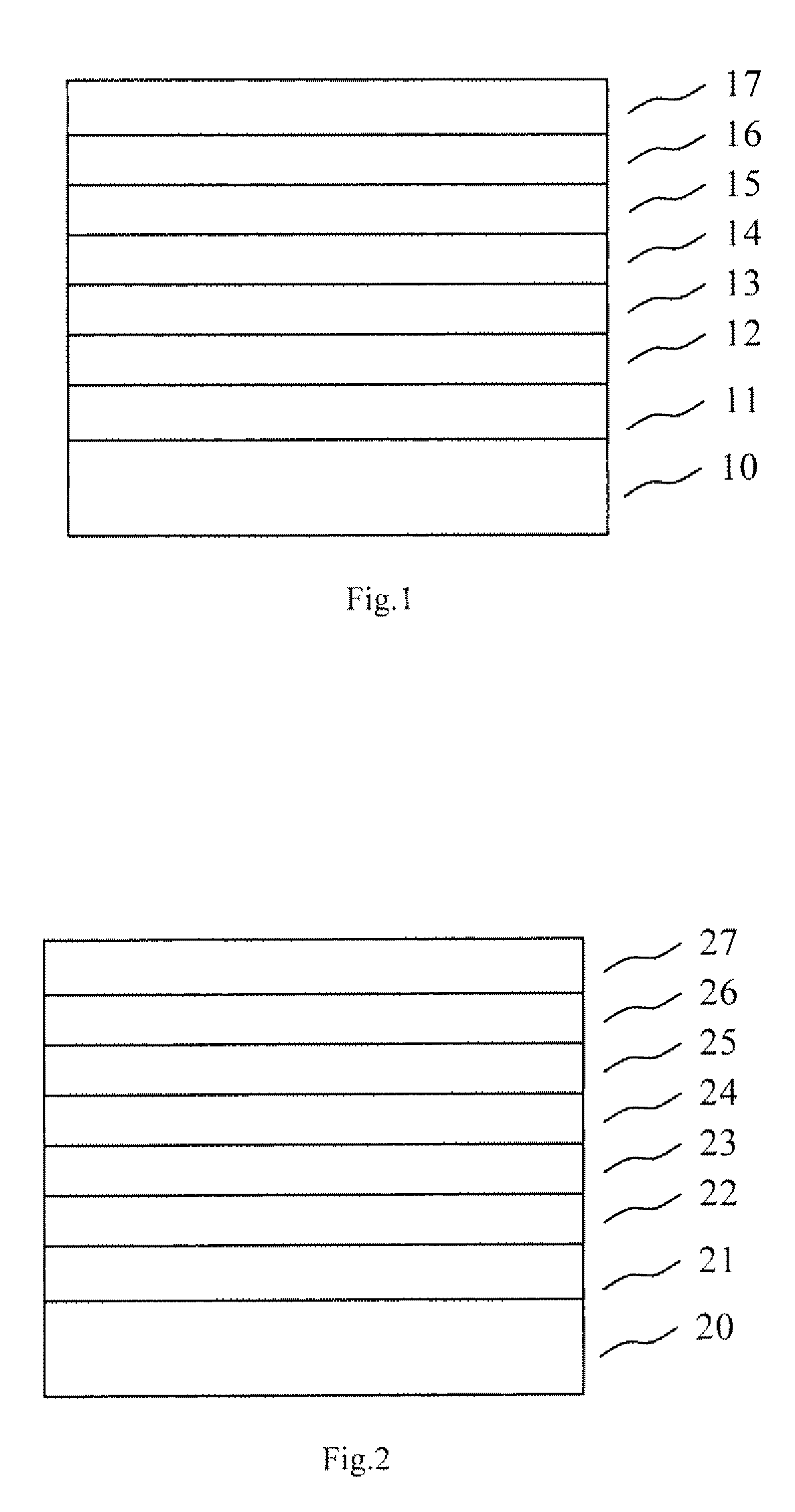 Organic electronic device comprising an organic semiconducting material