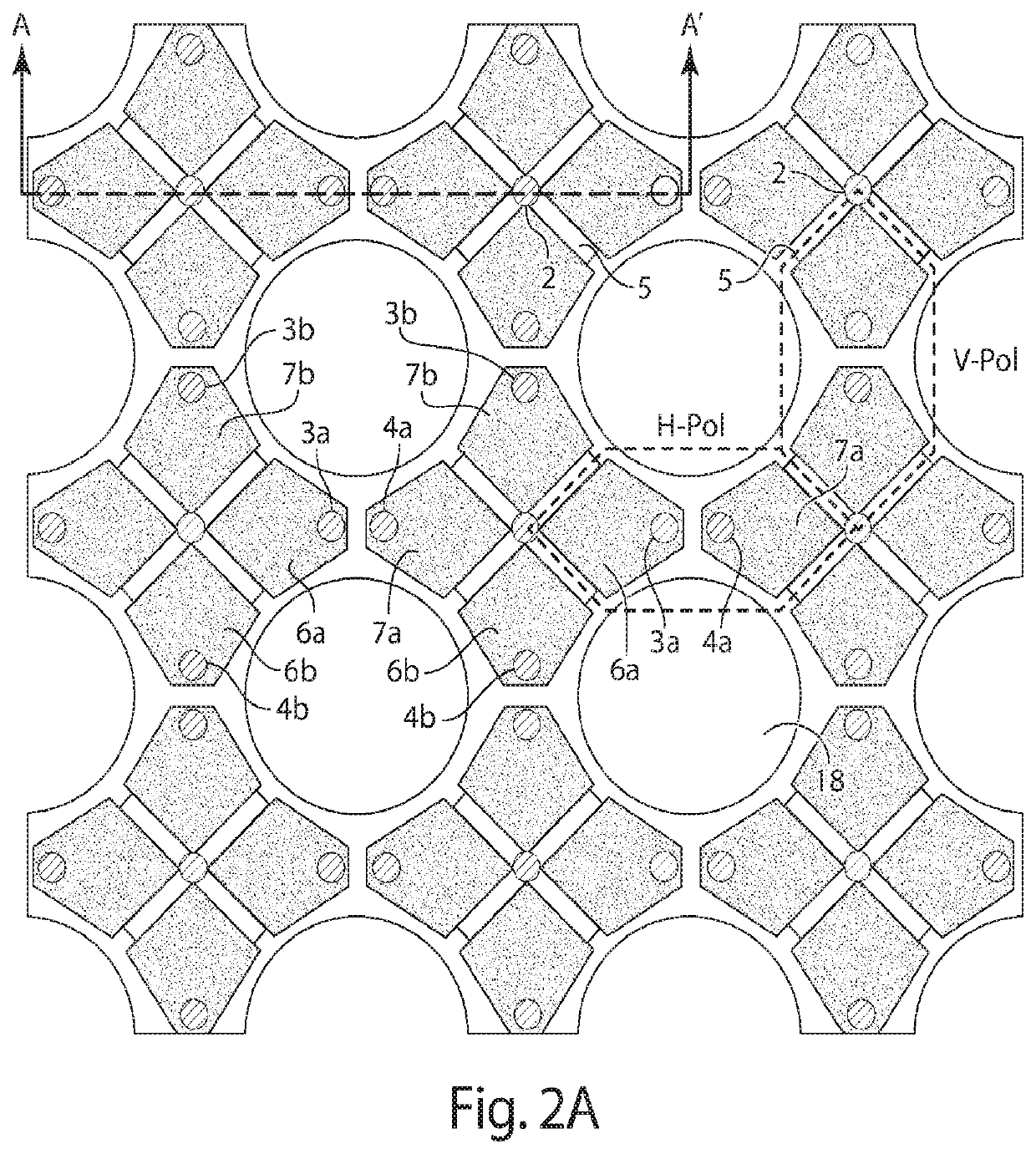 Planar ultrawideband modular antenna array having improved bandwidth