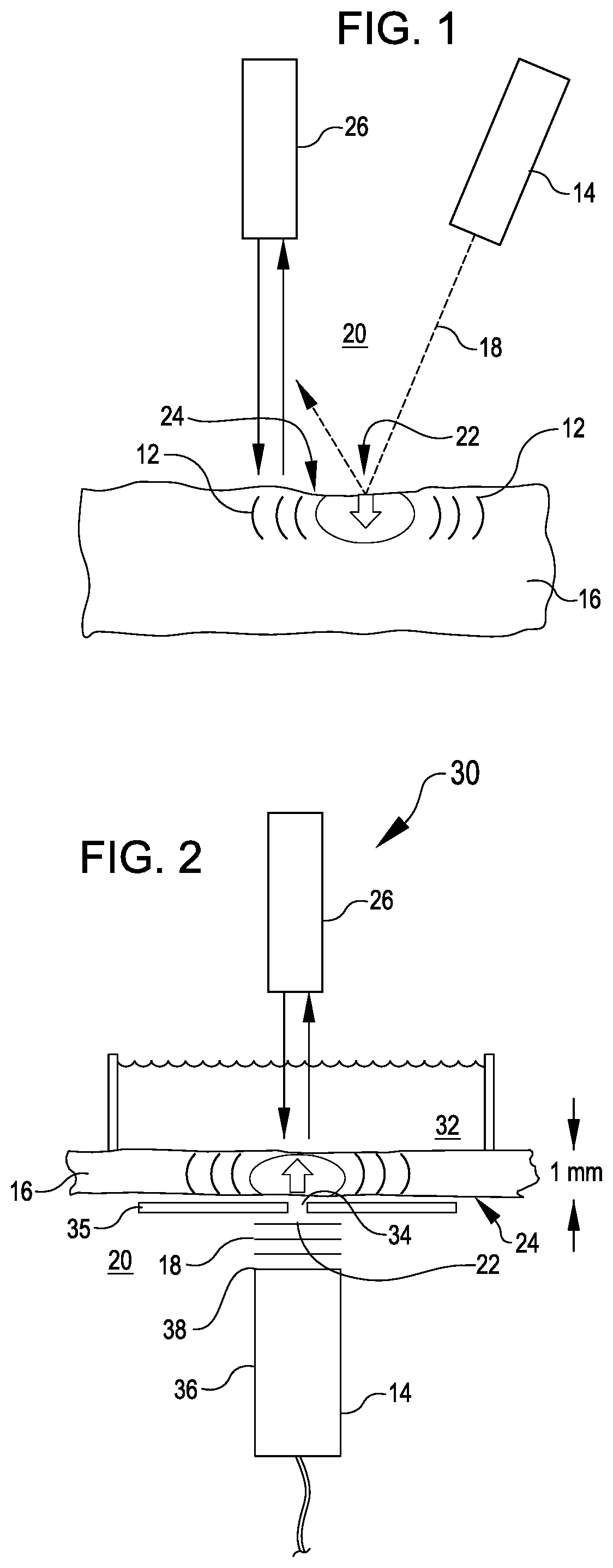 Non-contact acoustic radiation force based (ARF-based) generation of broad bandwidth mechanical waves using air-coupled ultrasound