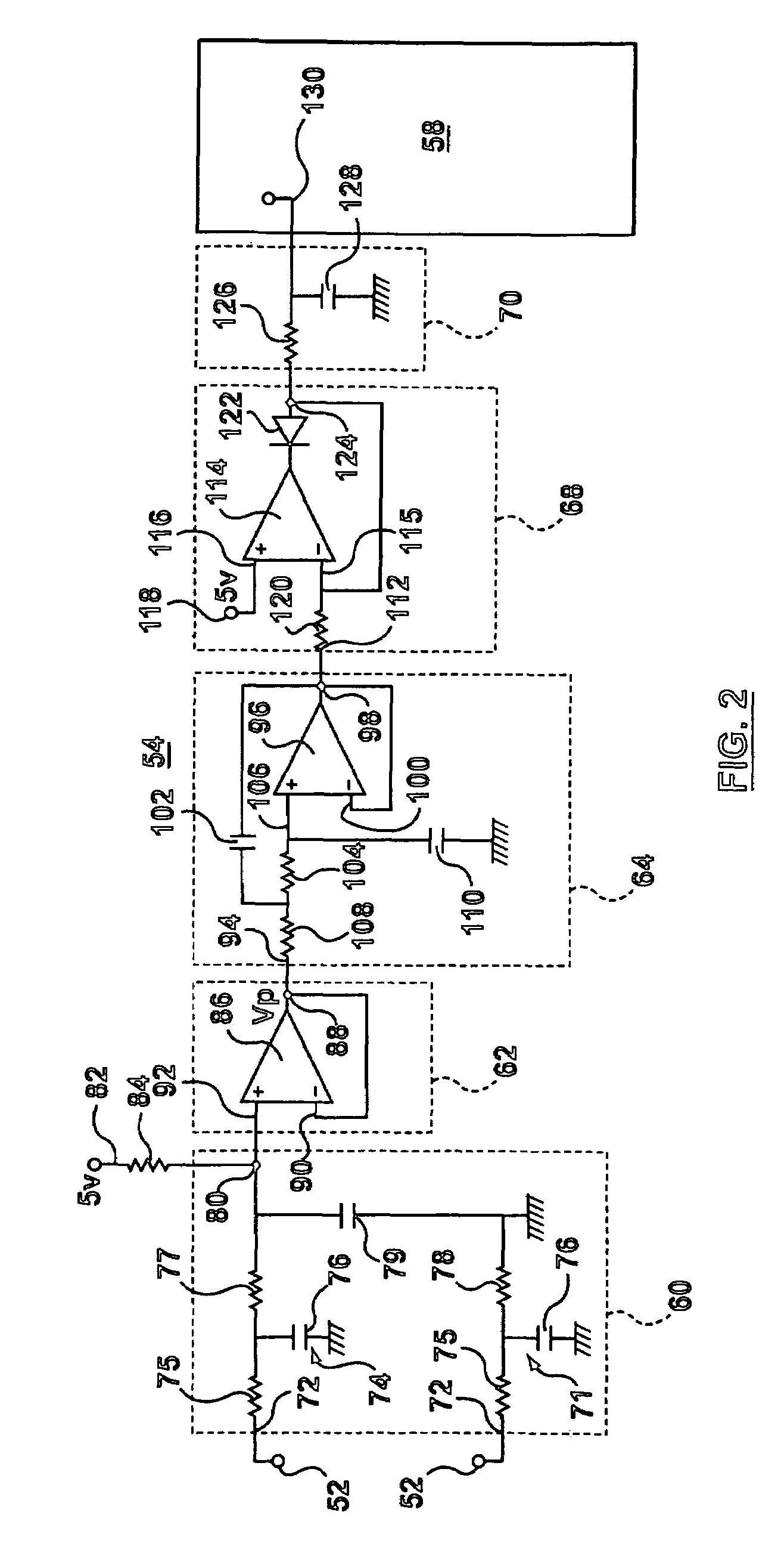 Clothes dryer moisture sensing circuit