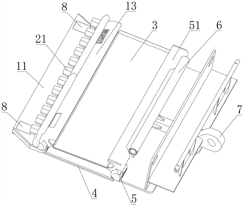 Middle groove of scraper conveyer, scraper conveyer and fully-mechanized coal mining equipment