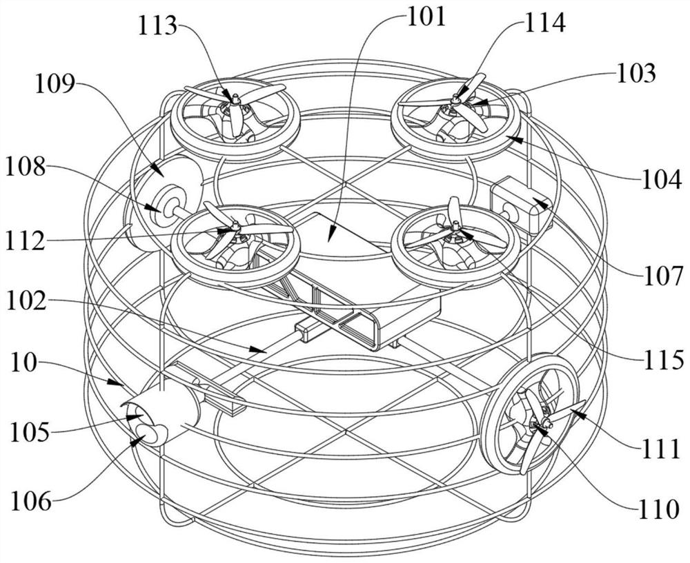 Engine-boat coupling type inspection robot for offshore wind turbine generator