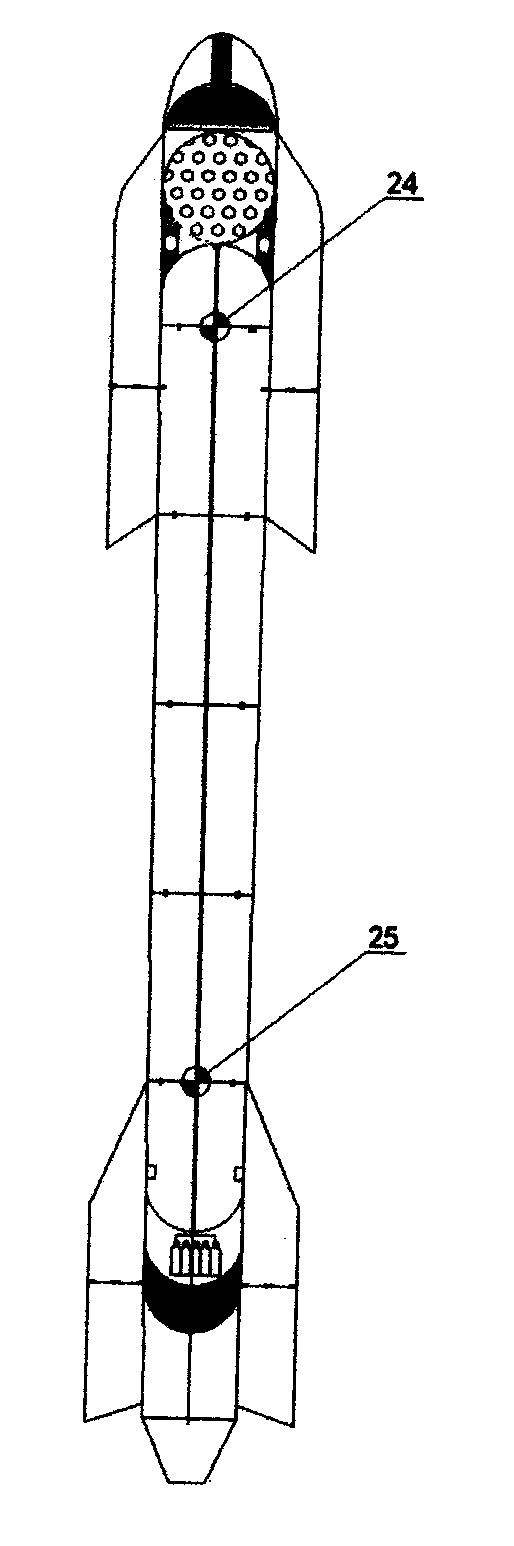 Diving/buoyancy power/gliding (missile/torpedo) system