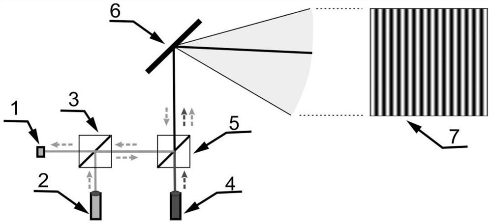 Time-of-flight method and structured light method fused structured light three-dimensional imaging system and method