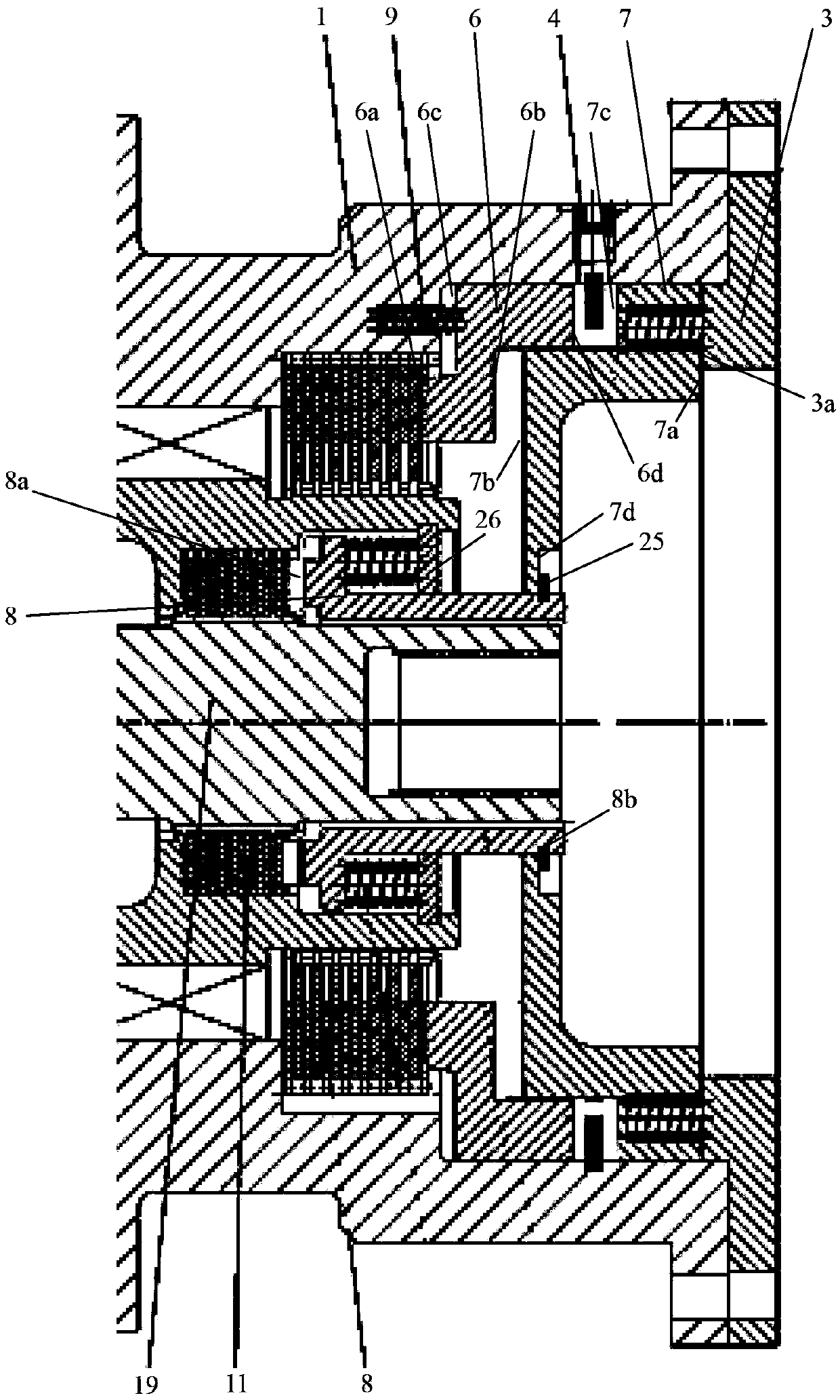 Double speed ratio rotation reducer