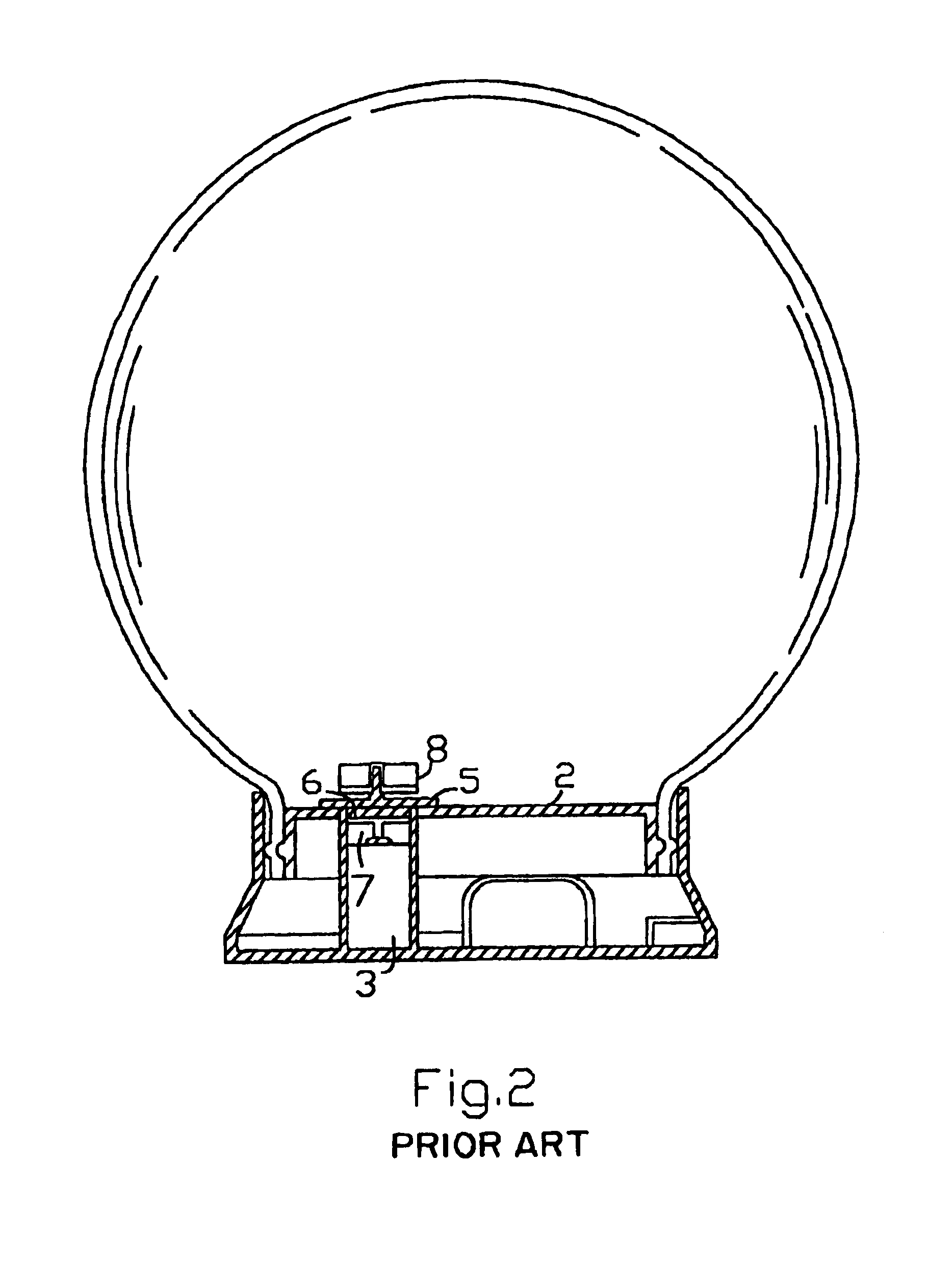 Ornament having liquid therein