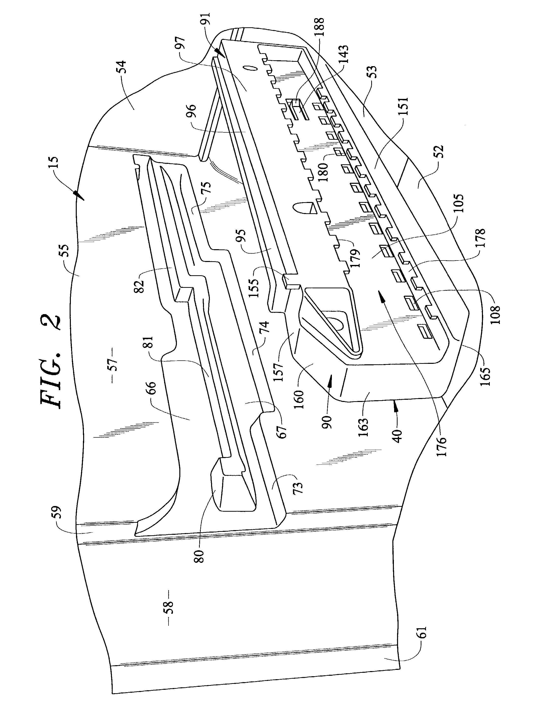 Freezer drawer support assembly