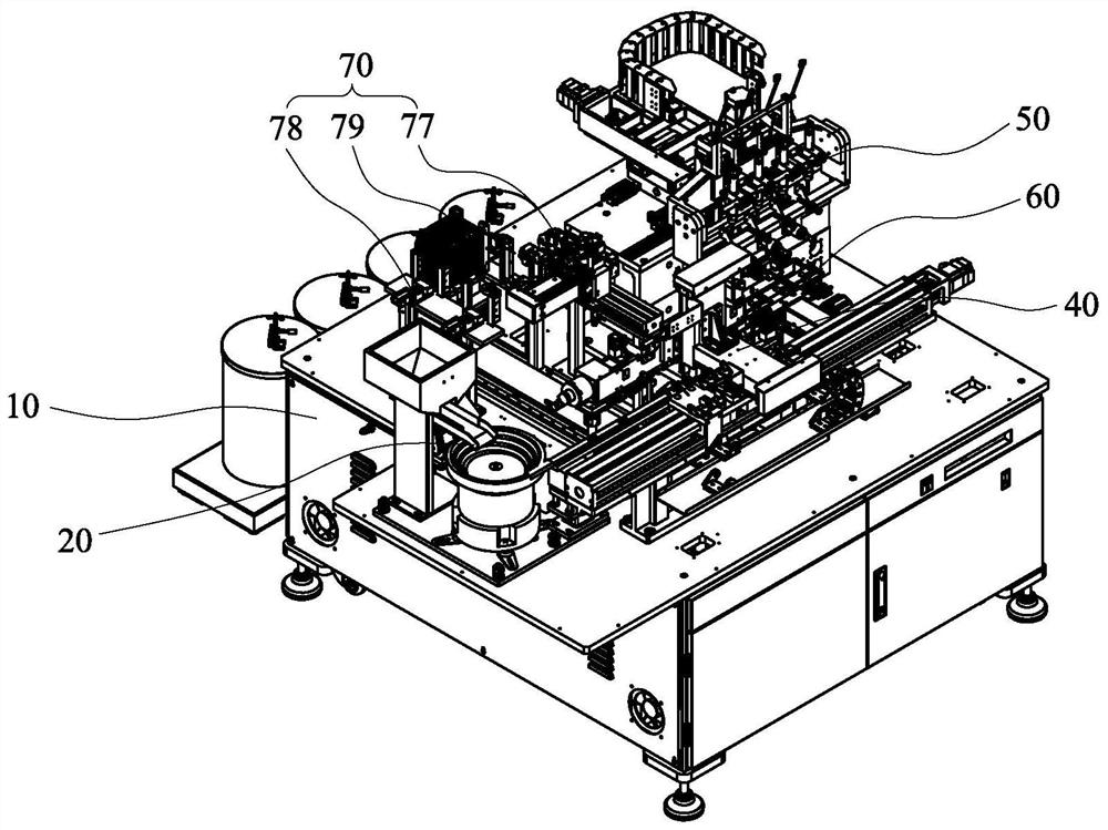 Full-automatic winding device for VCM coil framework and coil winding method of full-automatic winding equipment