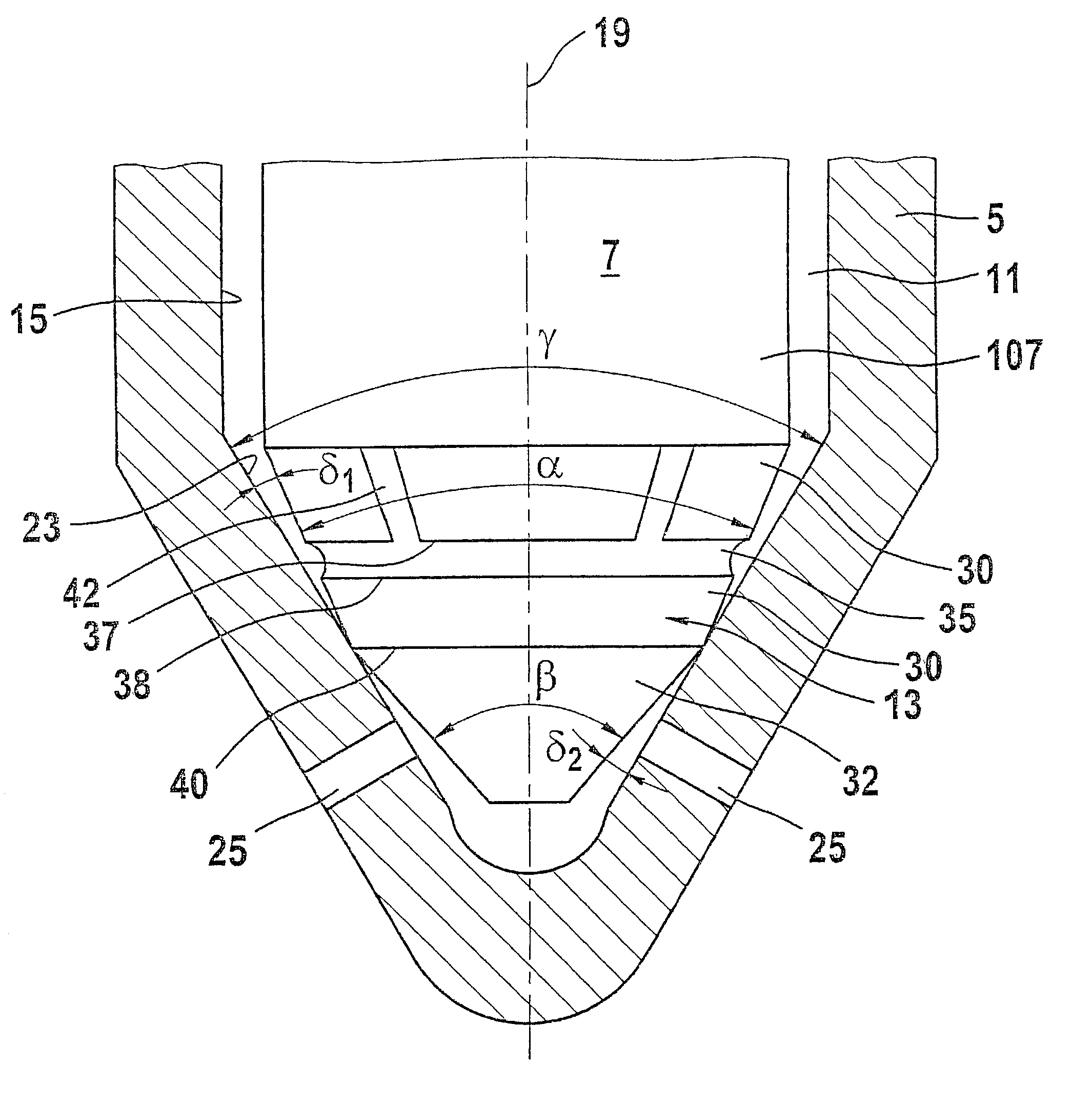 Fuel injection valve for internal combustion engines