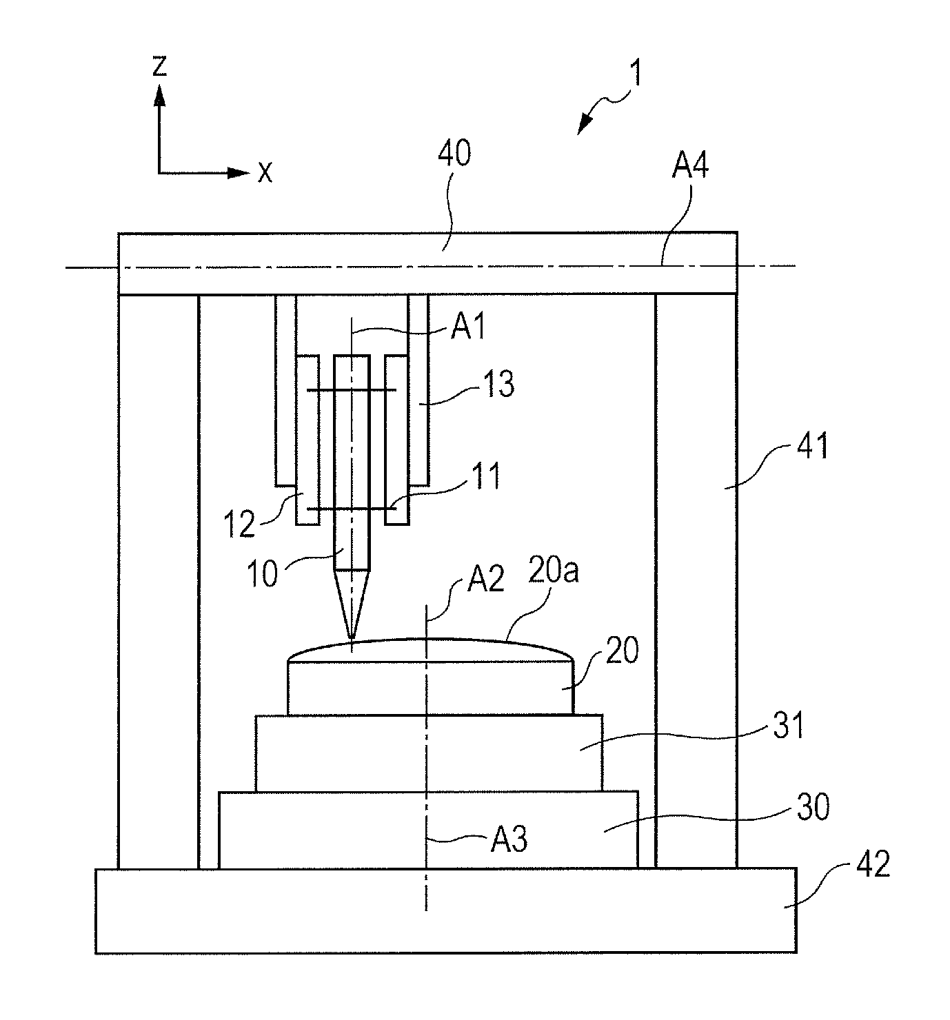 Contour shape measurement method