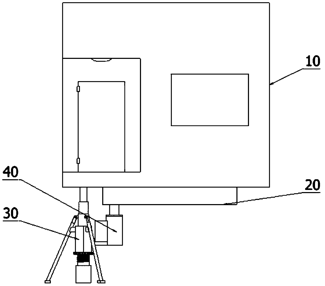 Mobile house with loading device and using method