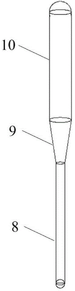 Lumped sensing system for two-phase flow in annular space