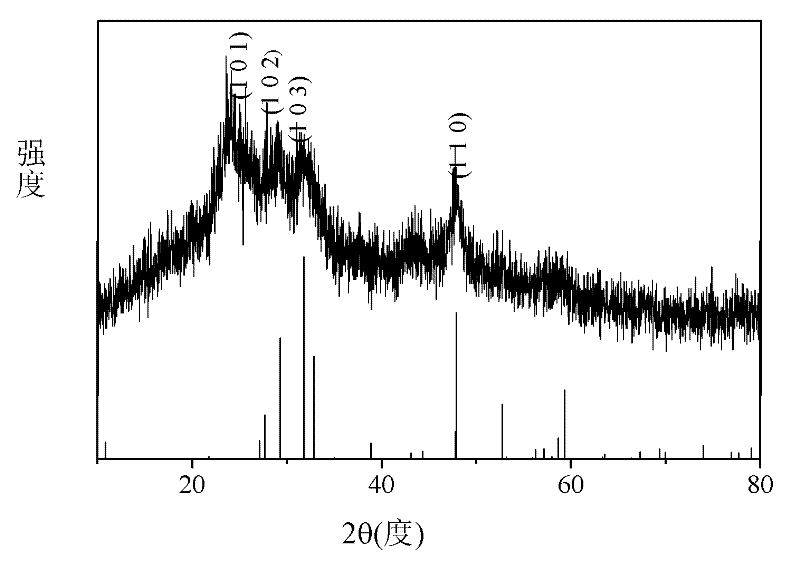 Carbon nanotube/ dendritic compound/ nanoparticle composite material and preparation method thereof