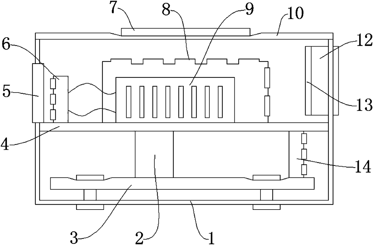 Low-power-consumption and efficient module power supply