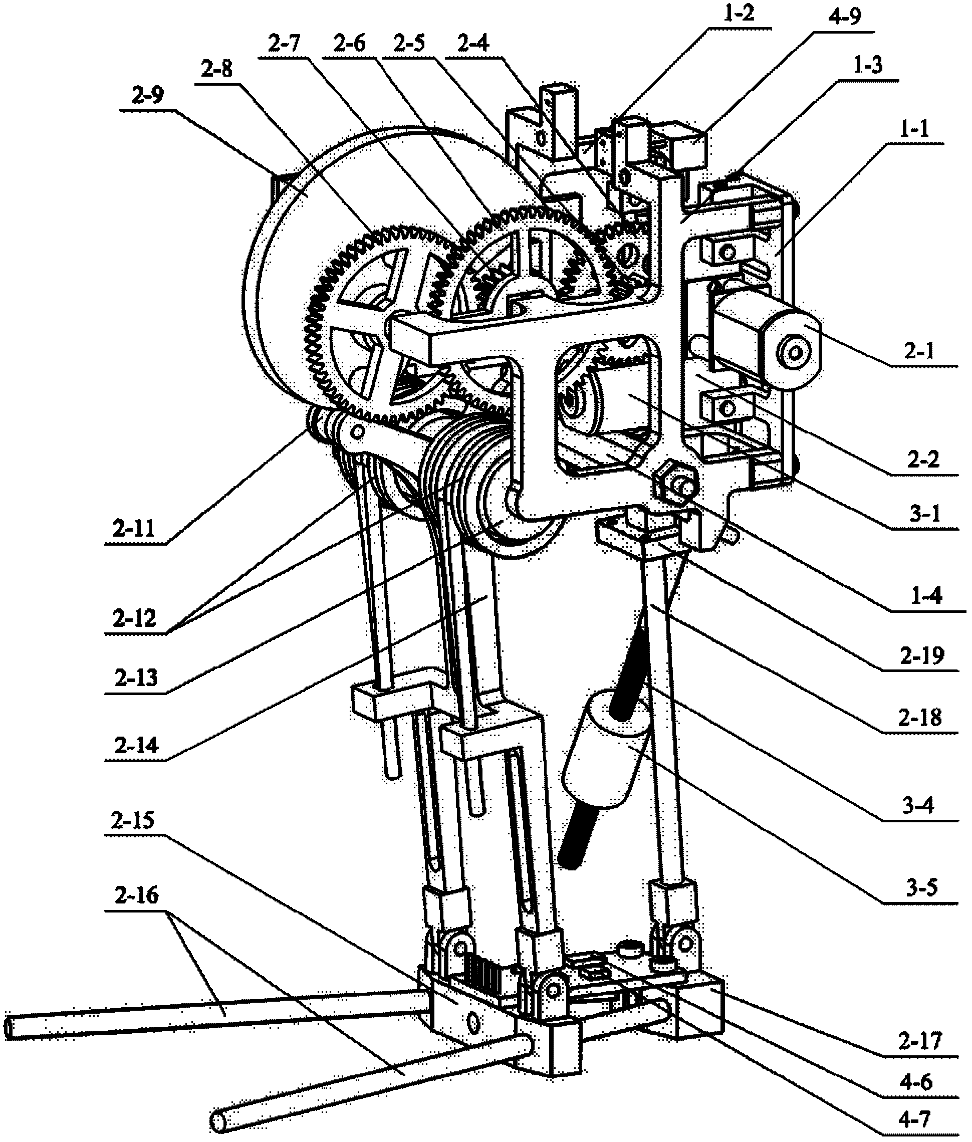 Hopping robot capable of hopping continuously