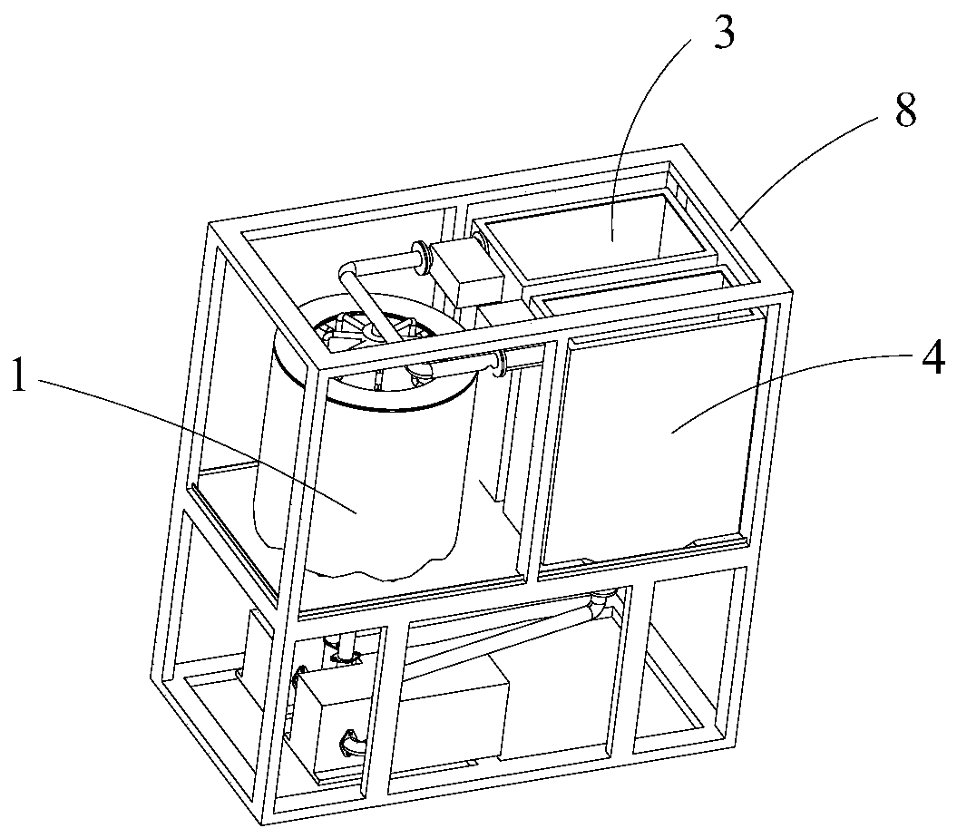 High-low temperature circulating device for thermal cycle adsorption separation device