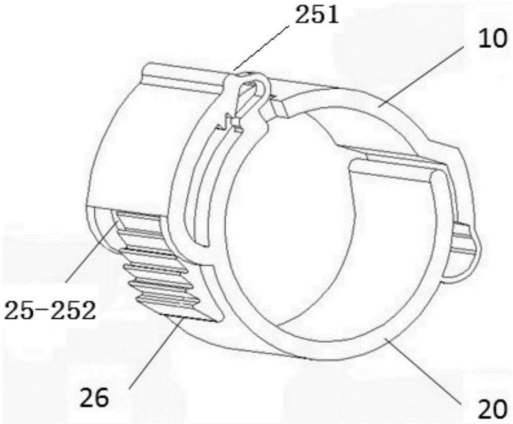 A closed pipe clip with adjustable range