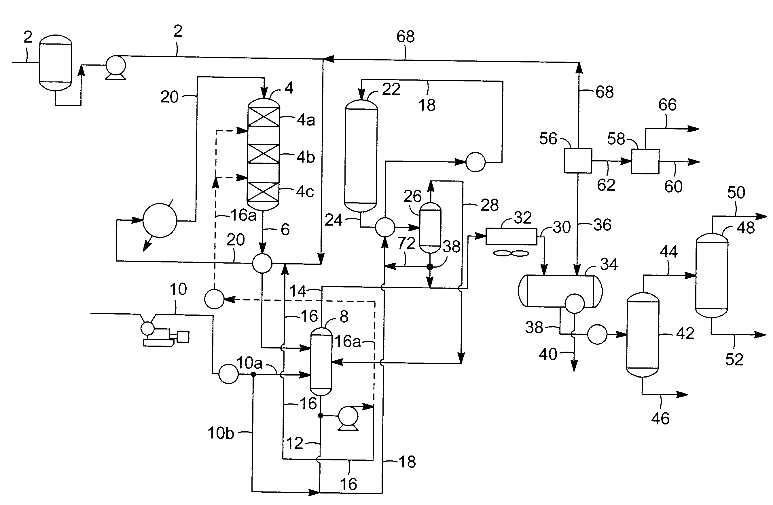 Production of Diesel Fuel from Renewable Feedstocks with Reduced Hydrogen Consumption