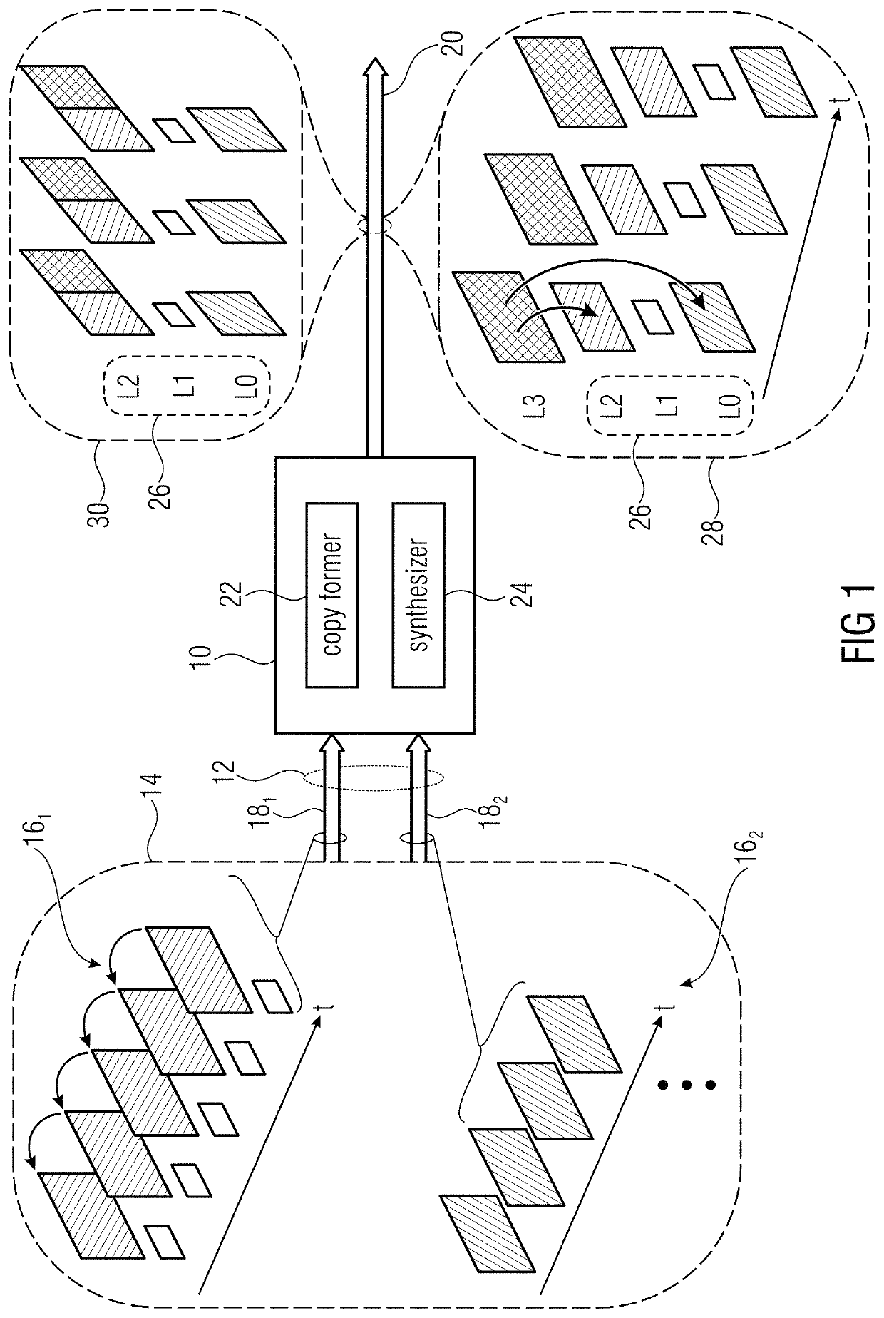 Composite scalable video streaming