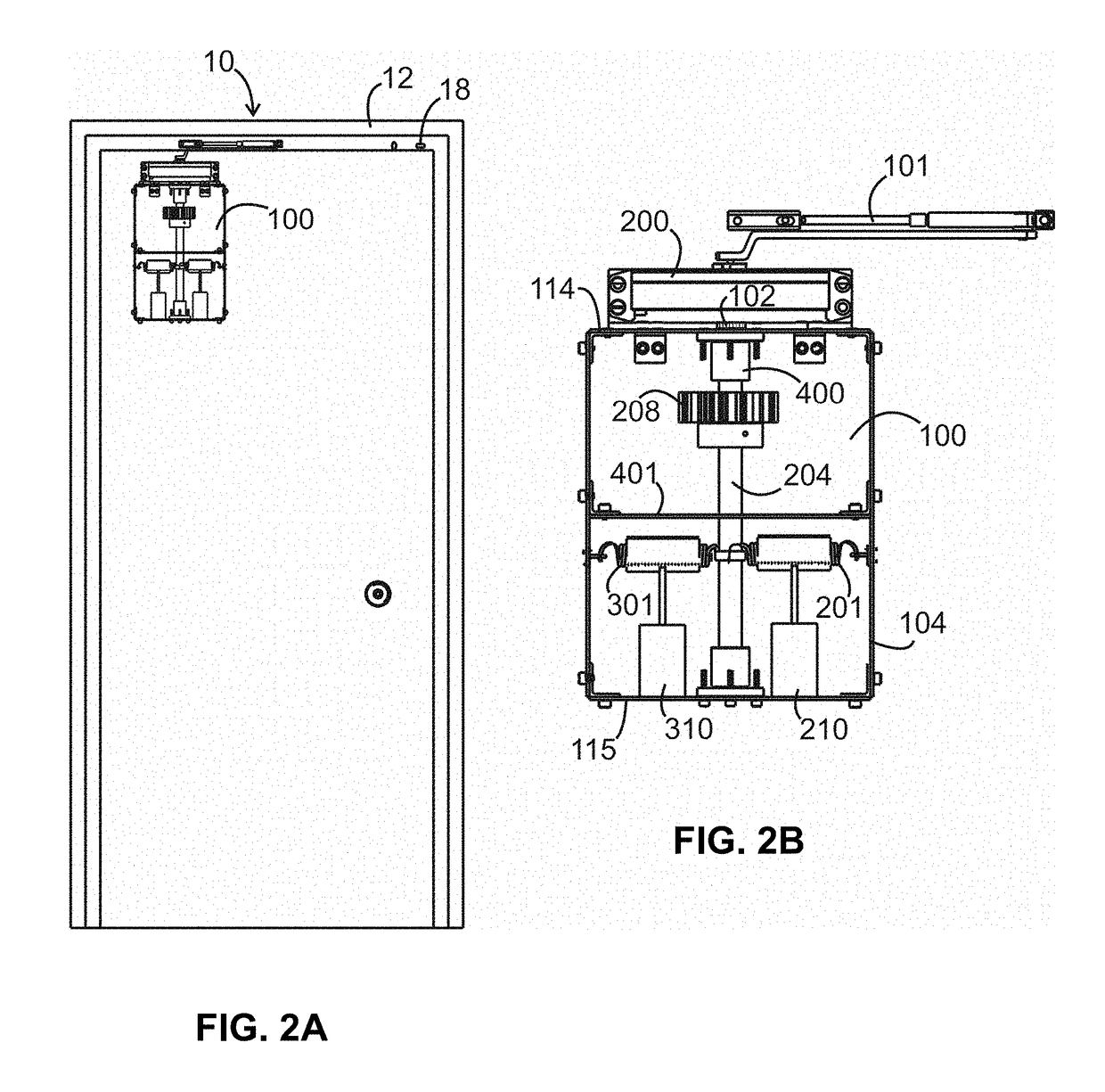 Sensor based door closer with an intelligent control system