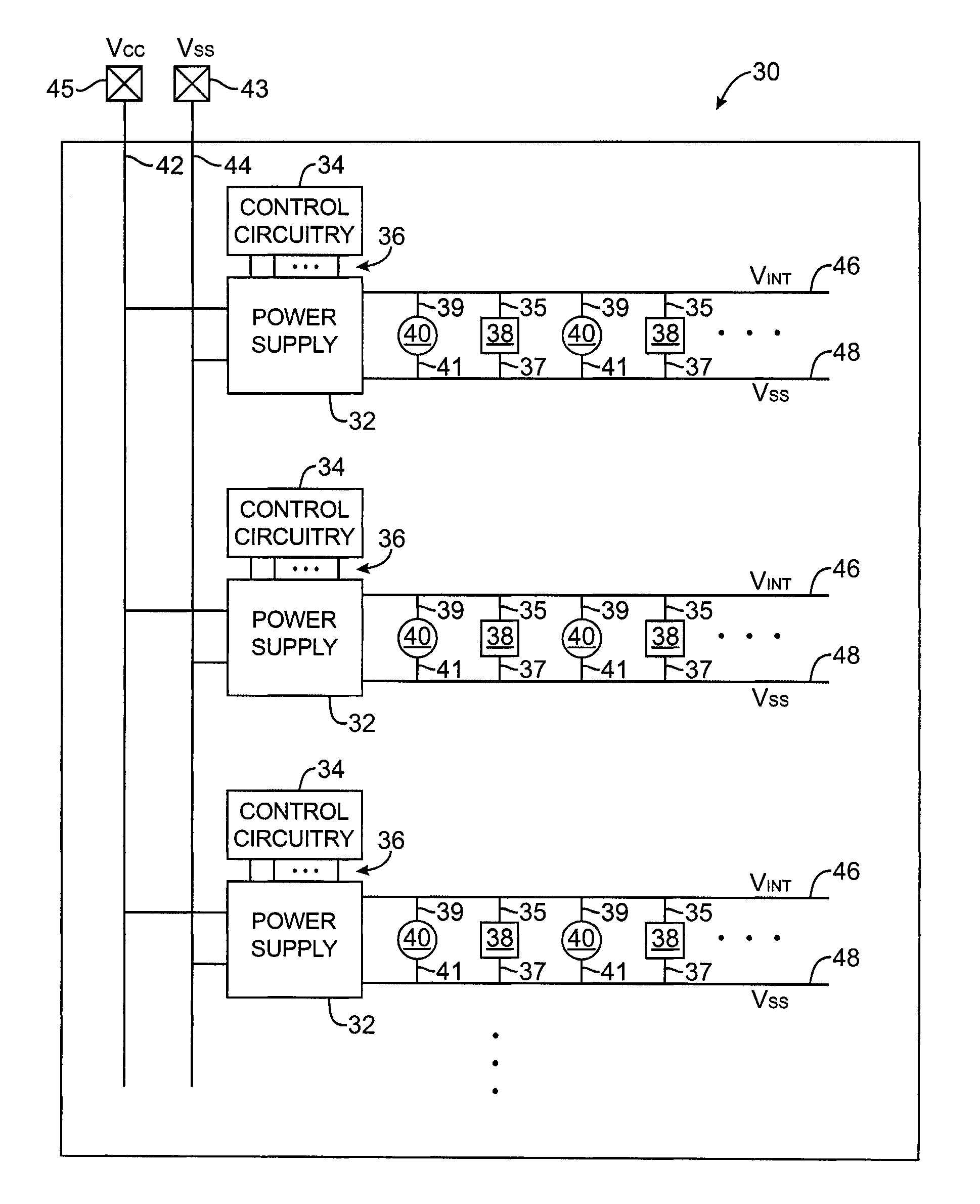 Integrated circuit decoupling capacitors