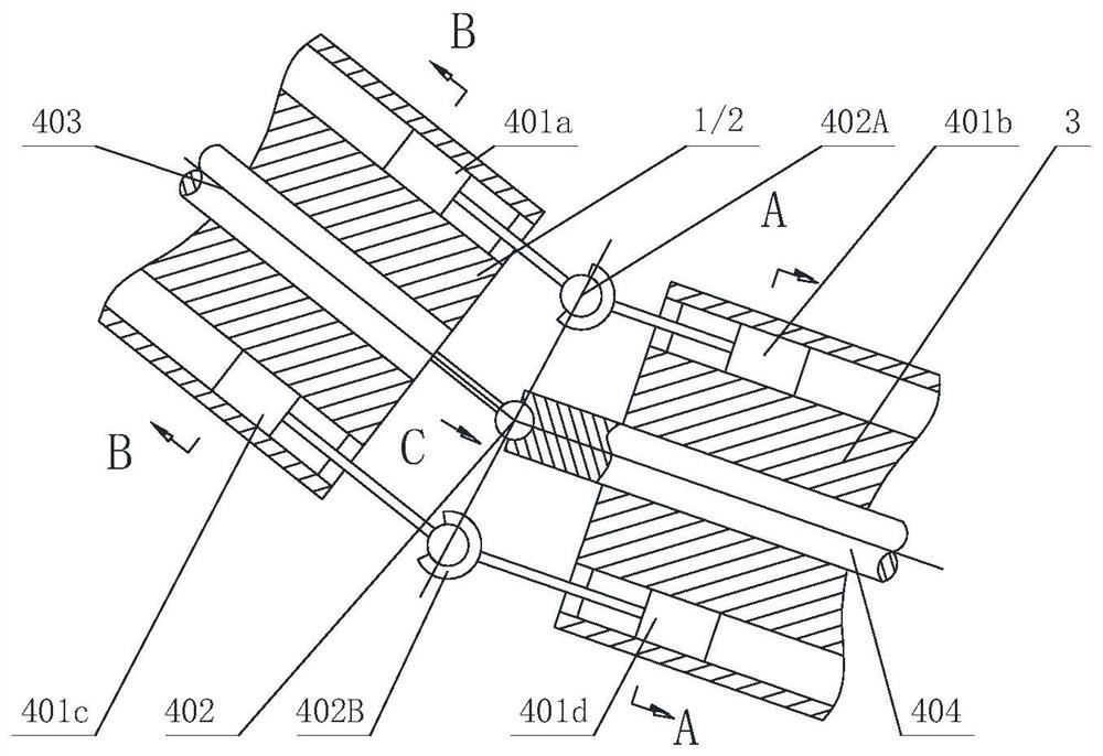 Extensible multi-degree-of-freedom wave energy power generation device