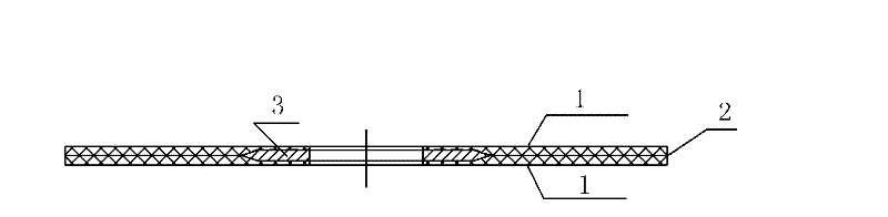 Rubber fabric clamped film sheet and manufacturing method thereof