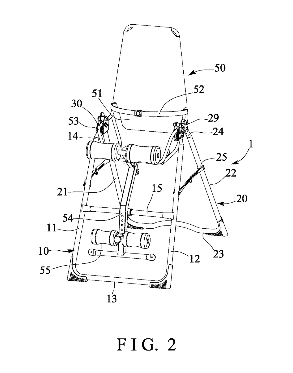 Tilting inversion exerciser