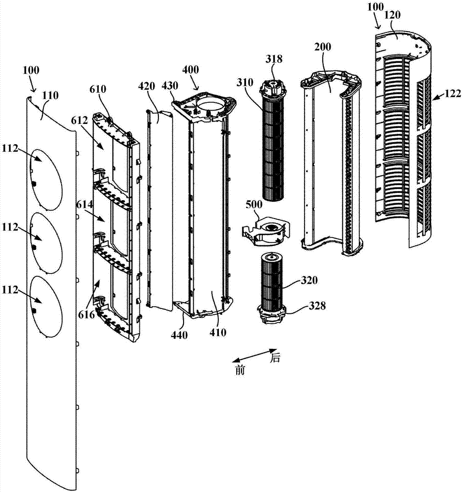 Indoor unit of vertical air conditioner