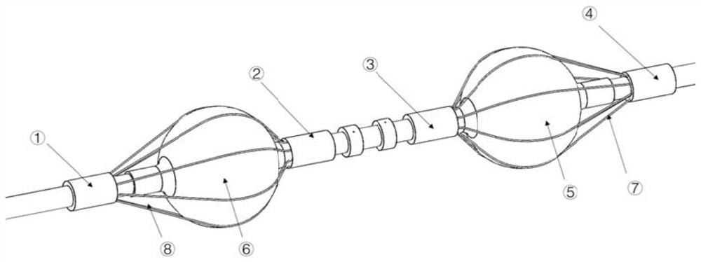 A balloon electrode catheter for cavity tissue ablation