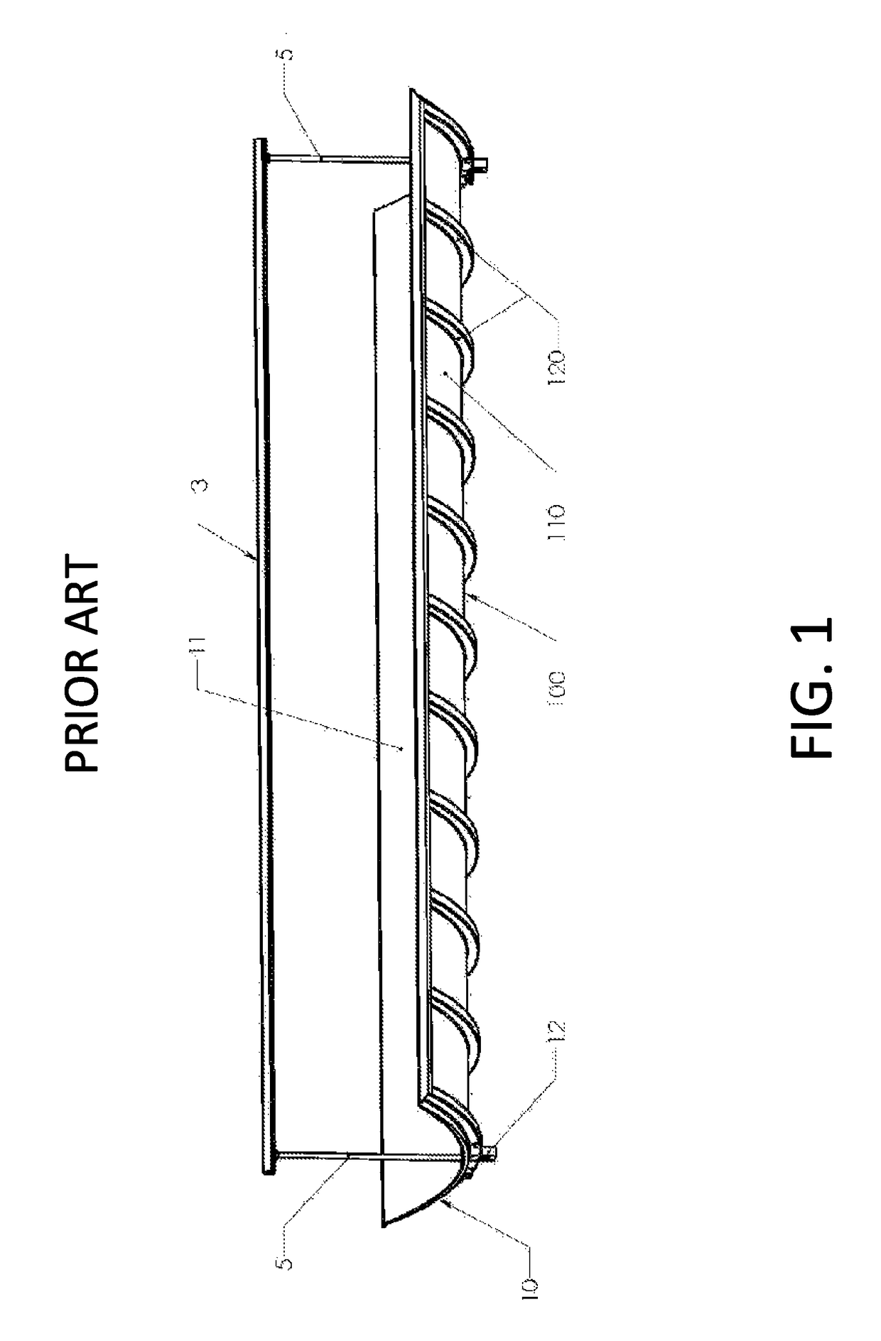 Structurally integrated parabolic trough concentrator with combined PV and thermal receiver