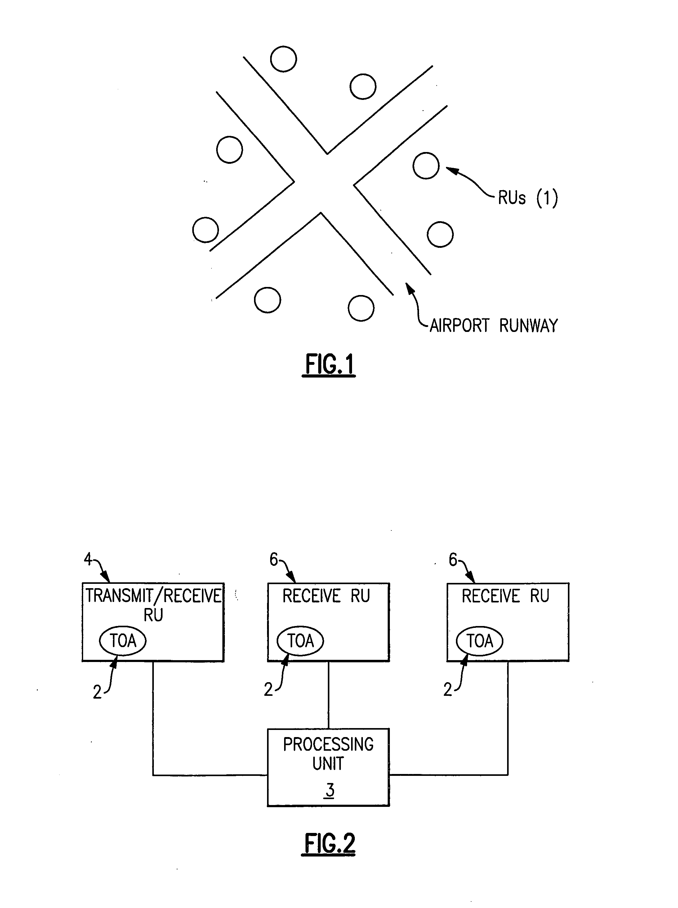 Target localization using TDOA distributed antenna